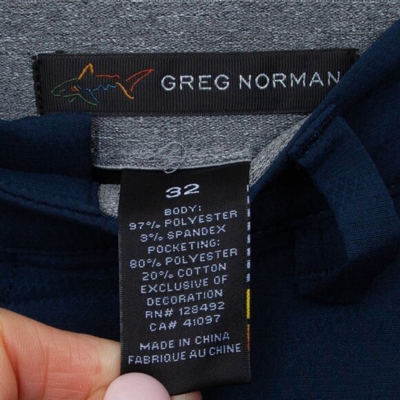 Greg Norman Everbest Golf Shorts Navy Blue Men's Size 32 - Picture 4 of 6